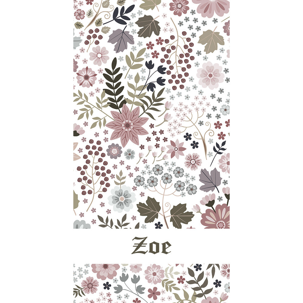 Flowers Custom Beach Towel