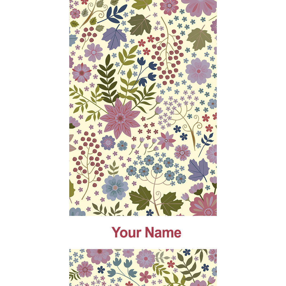 Flowers Custom Beach Towel