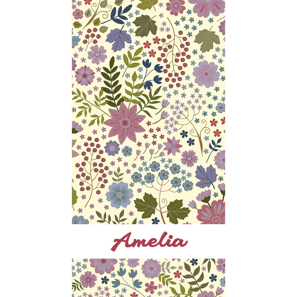 Flowers Custom Beach Towel