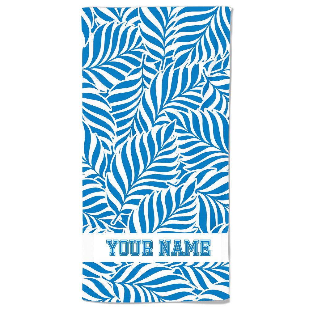 Leaves Custom Beach Towel