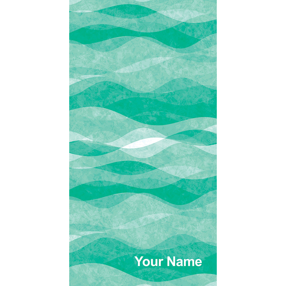Wave Whisper Custom Beach Towel