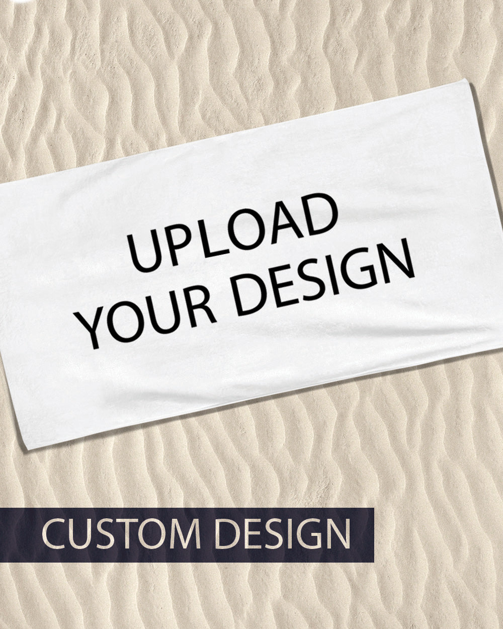 Personalized Custom Beach Towel - 30"x58" Pool Swim Travel Large Customized Photo Design Text Name Picture Gift for Men Women Kids