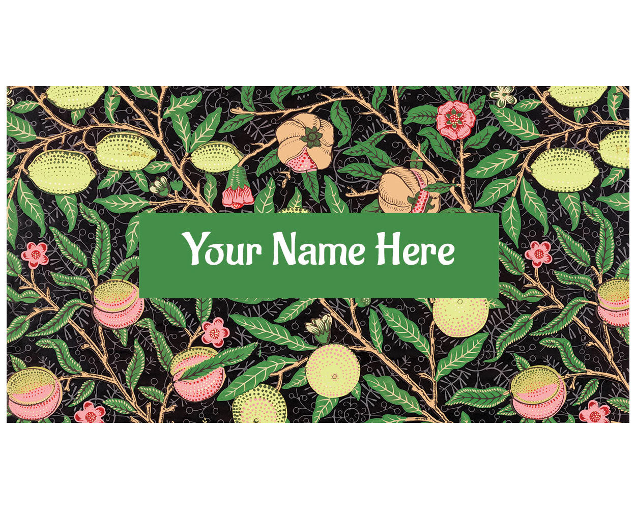 William Morris Fruit Pattern Beach Towel