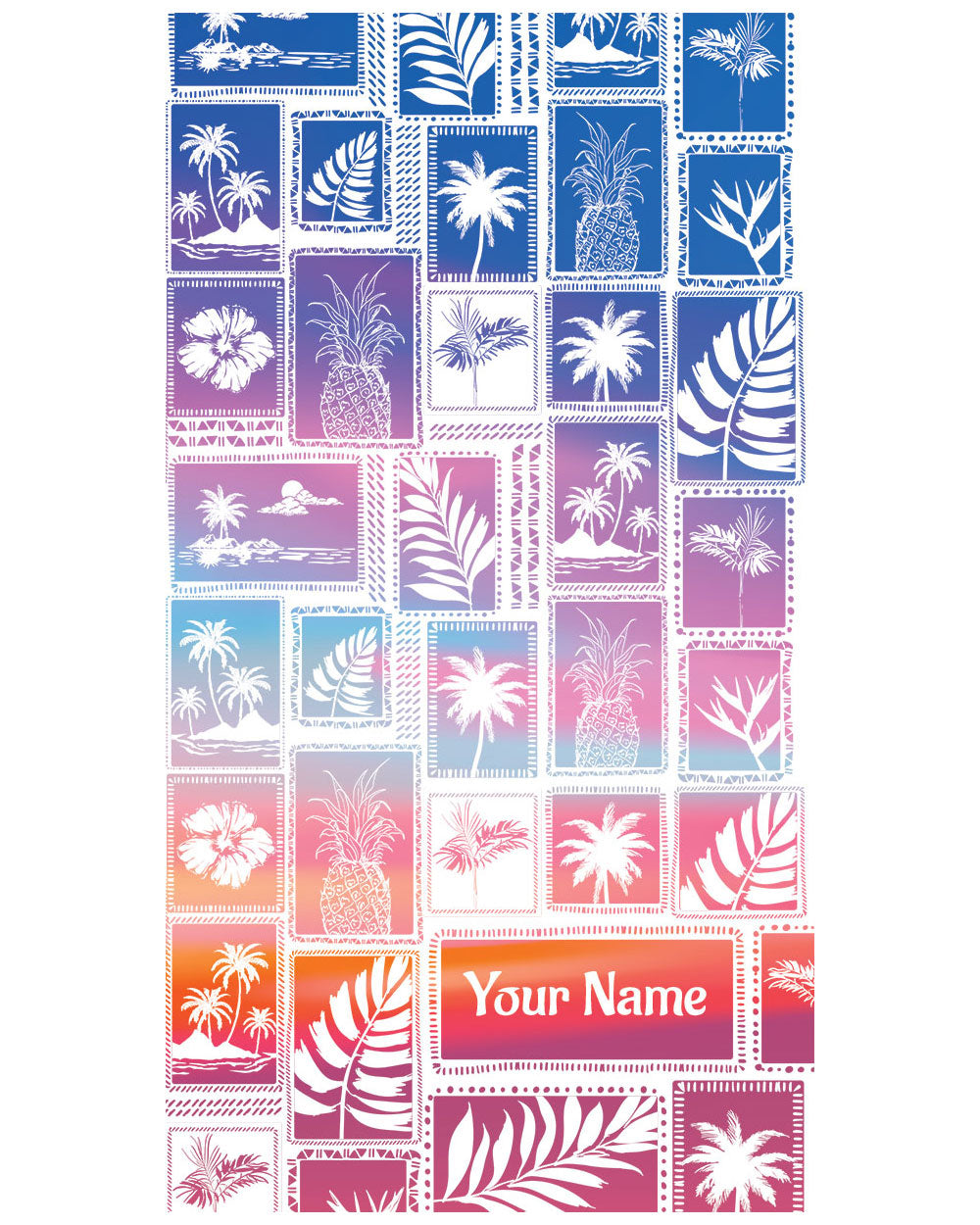 Summer Vibes Beach Towel Microfiber