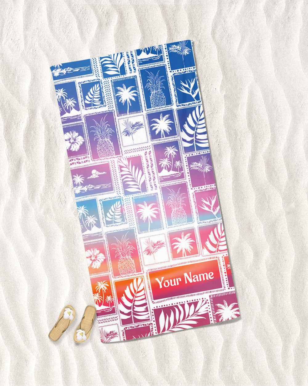Summer Vibes Beach Towel Microfiber