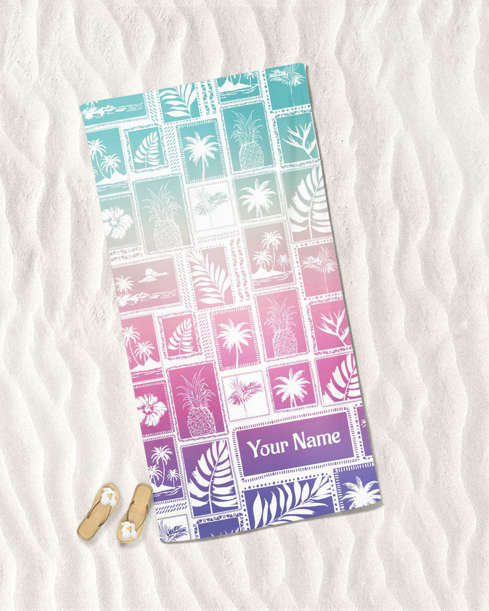 Summer Vibes Beach Towel Microfiber