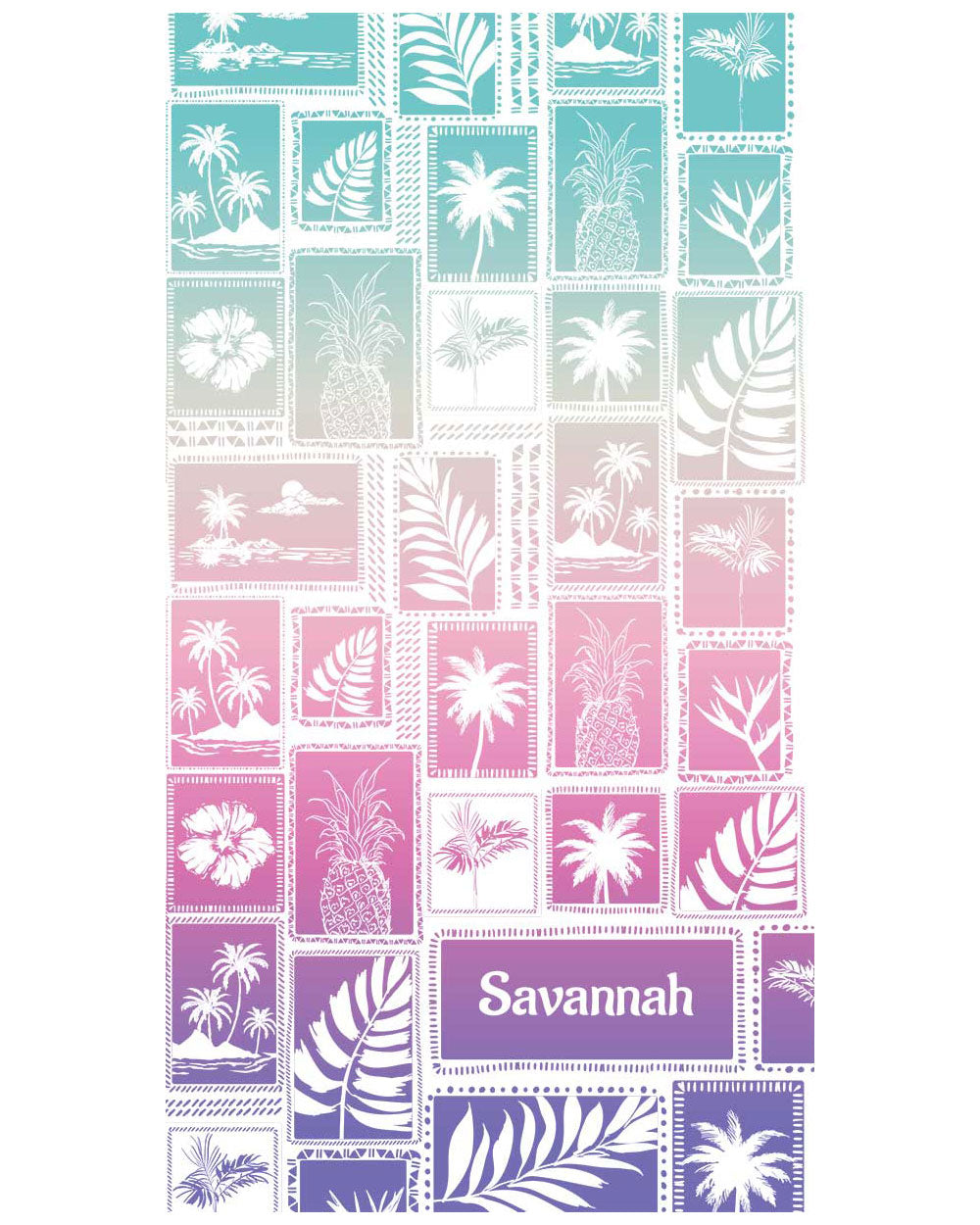 Summer Vibes Beach Towel Cotton/Microfiber
