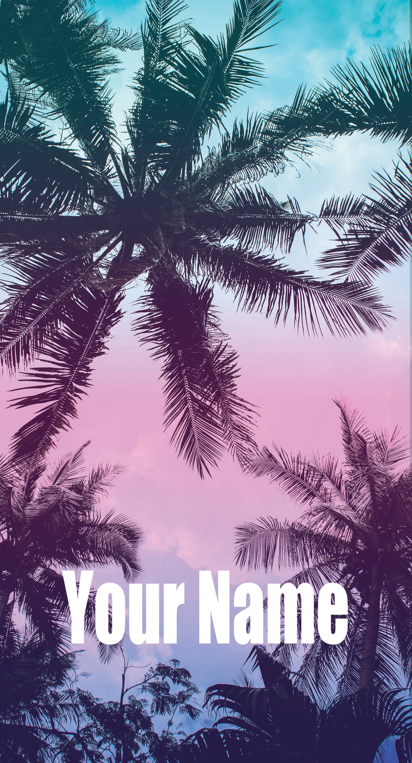 Palmtree Beach Towel Microfiber
