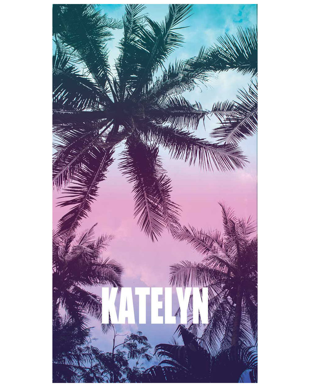 Palmtree Beach Towel Microfiber