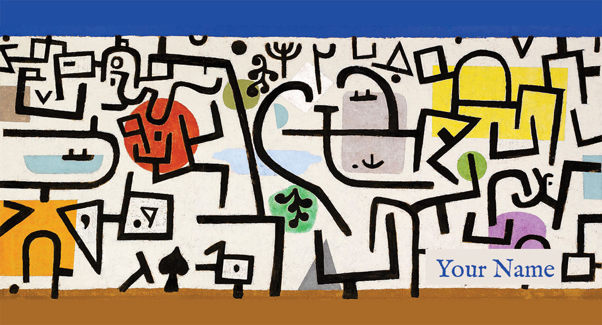 Paul Klee's work Personnalized Beach Towel
