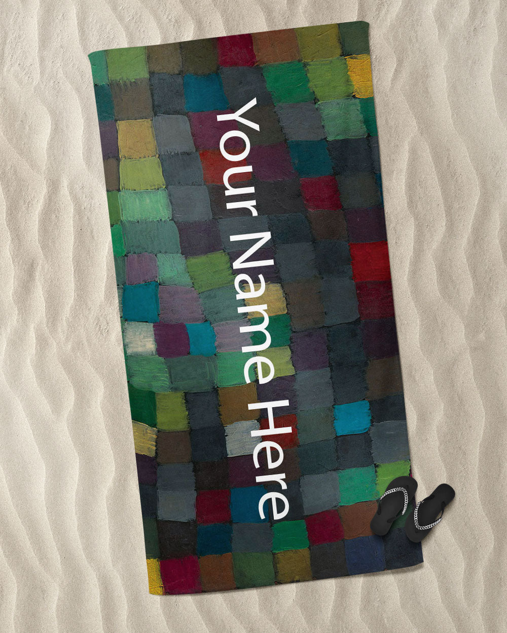 Paul Klee's work Beach Towel Microfiber