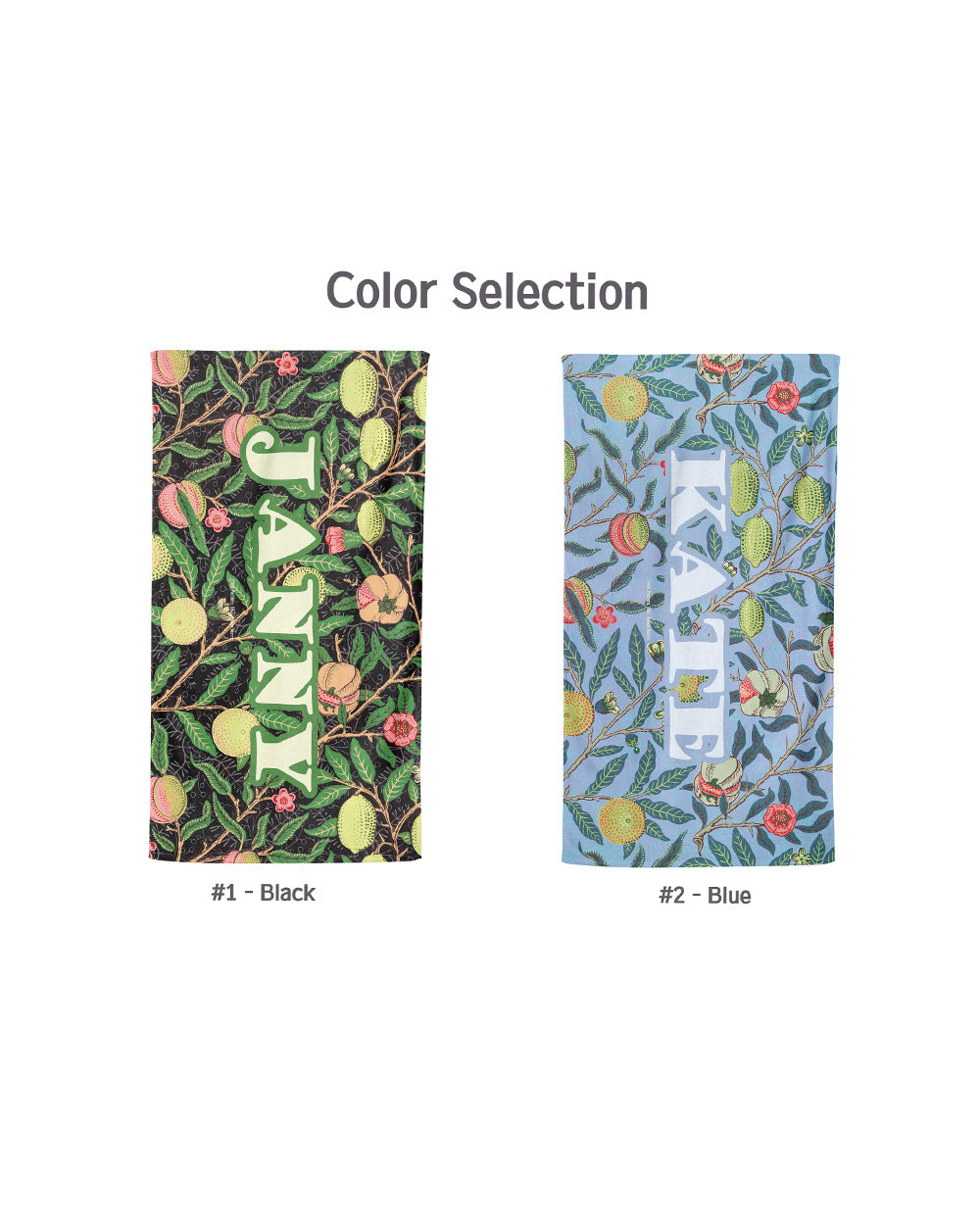 William Morris Fruit Pattern Beach Towel
