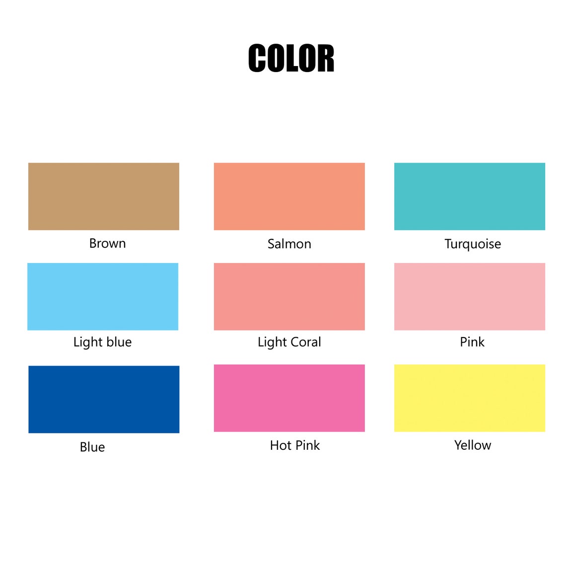 Nine Solid Color Custom Beach Towel