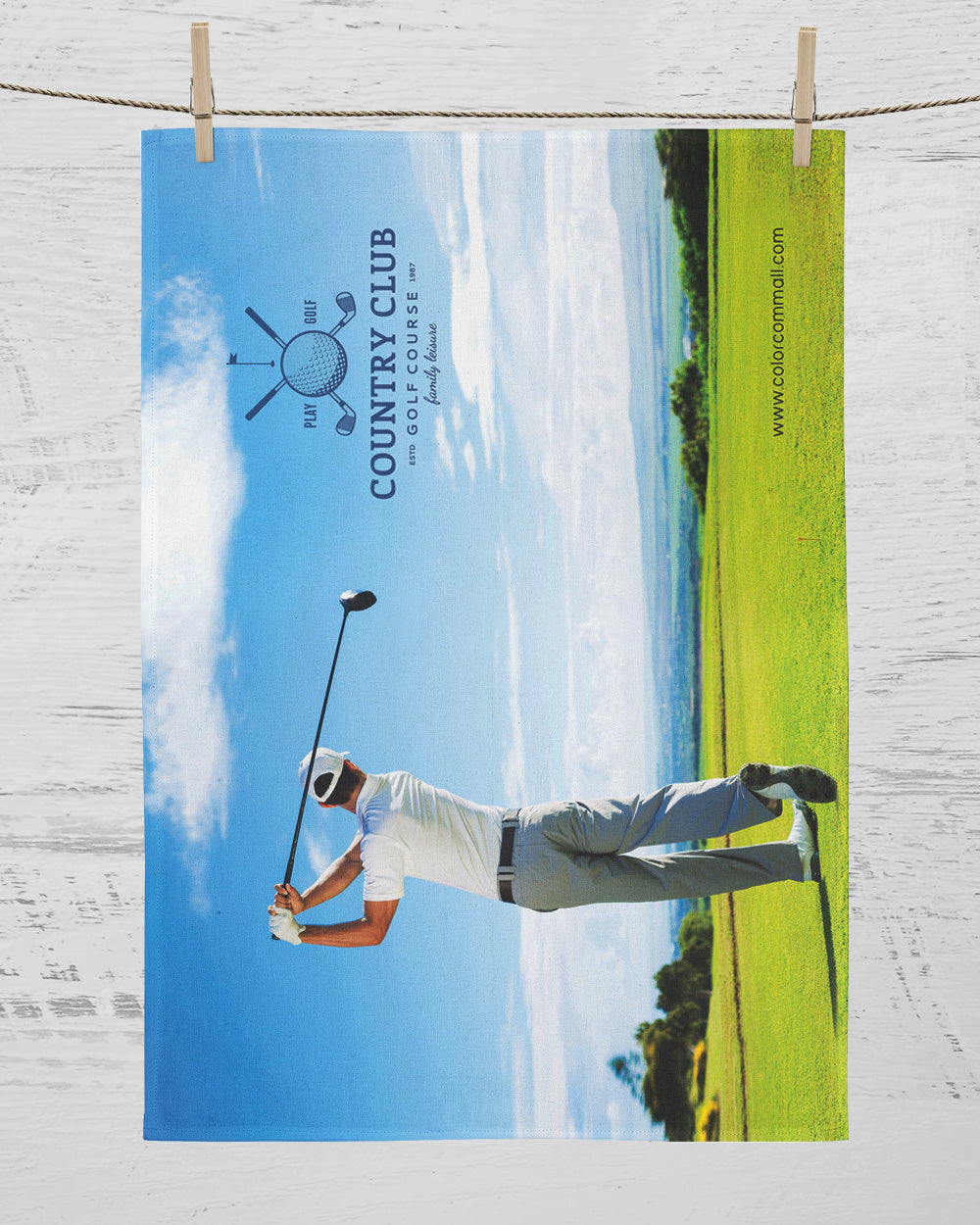 County Club Rally Towel (Size 11"x17")
