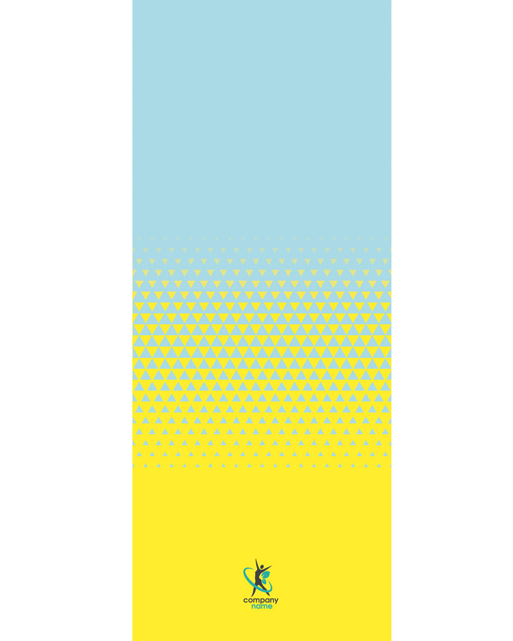Yellow Triangle Cooling Towel(SIZE 12"X 31")