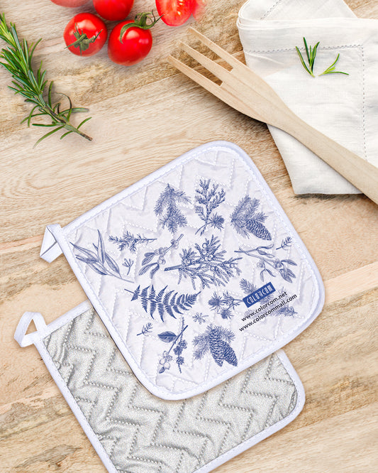 Leaves Pot Holder  (SIZE 8"X 8")