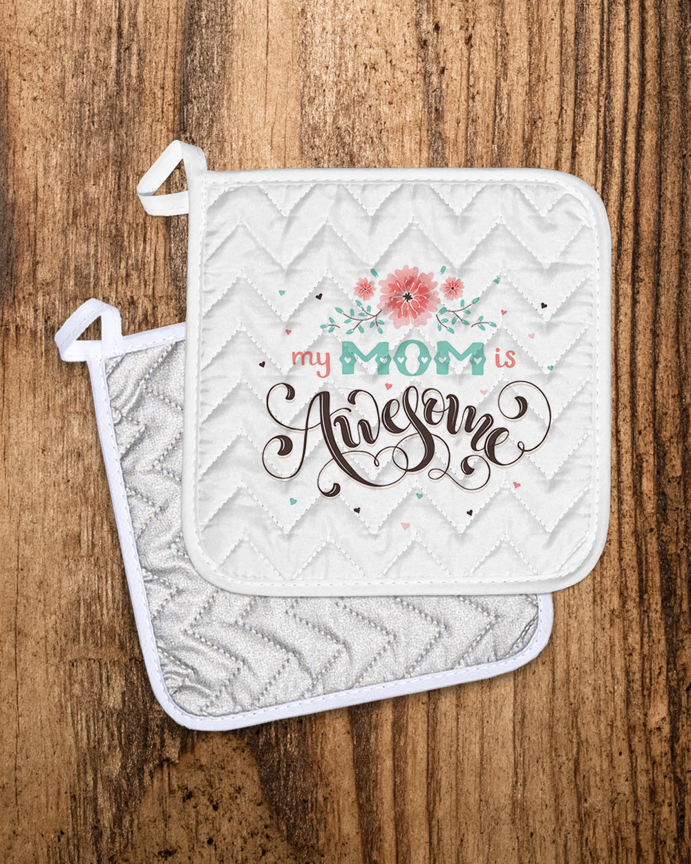 My Mom Pot Holder (SIZE 8"X 8")