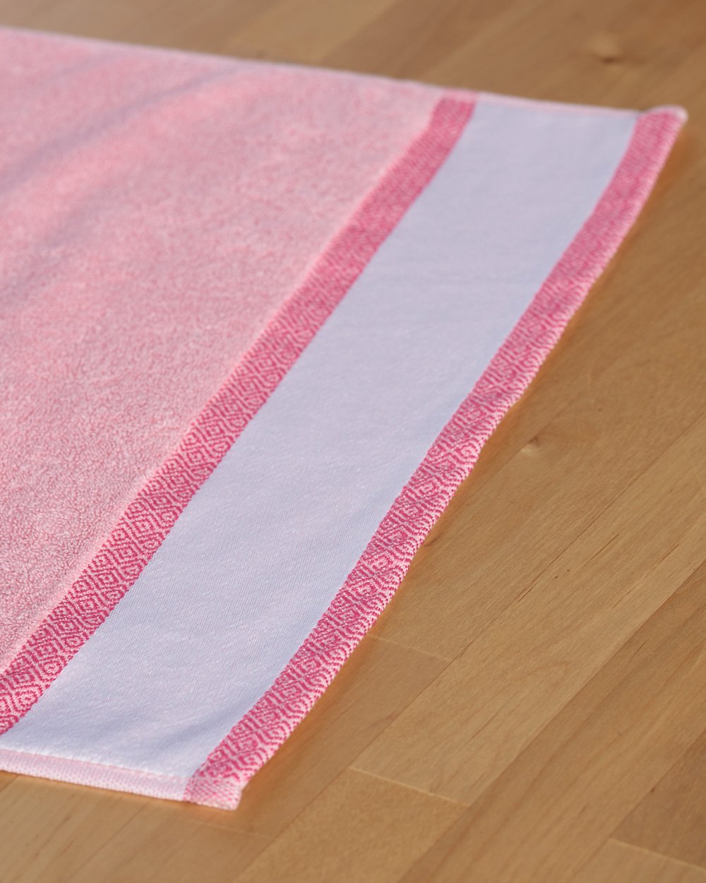Custom Design Pink Hand Towel (SIZE 16"X 32")
