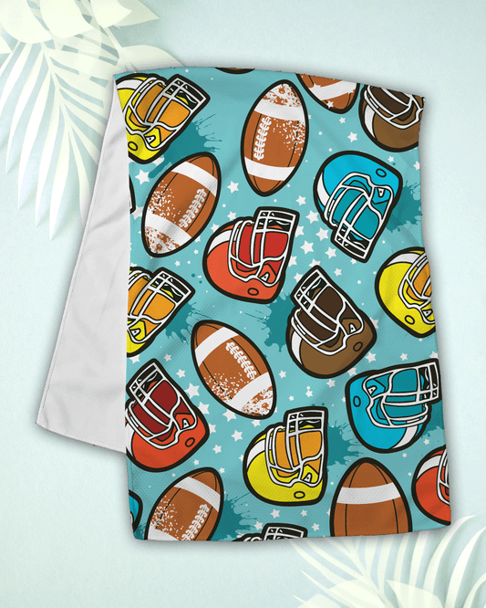 Mint Football Cooling Towel (SIZE 12"X 31")
