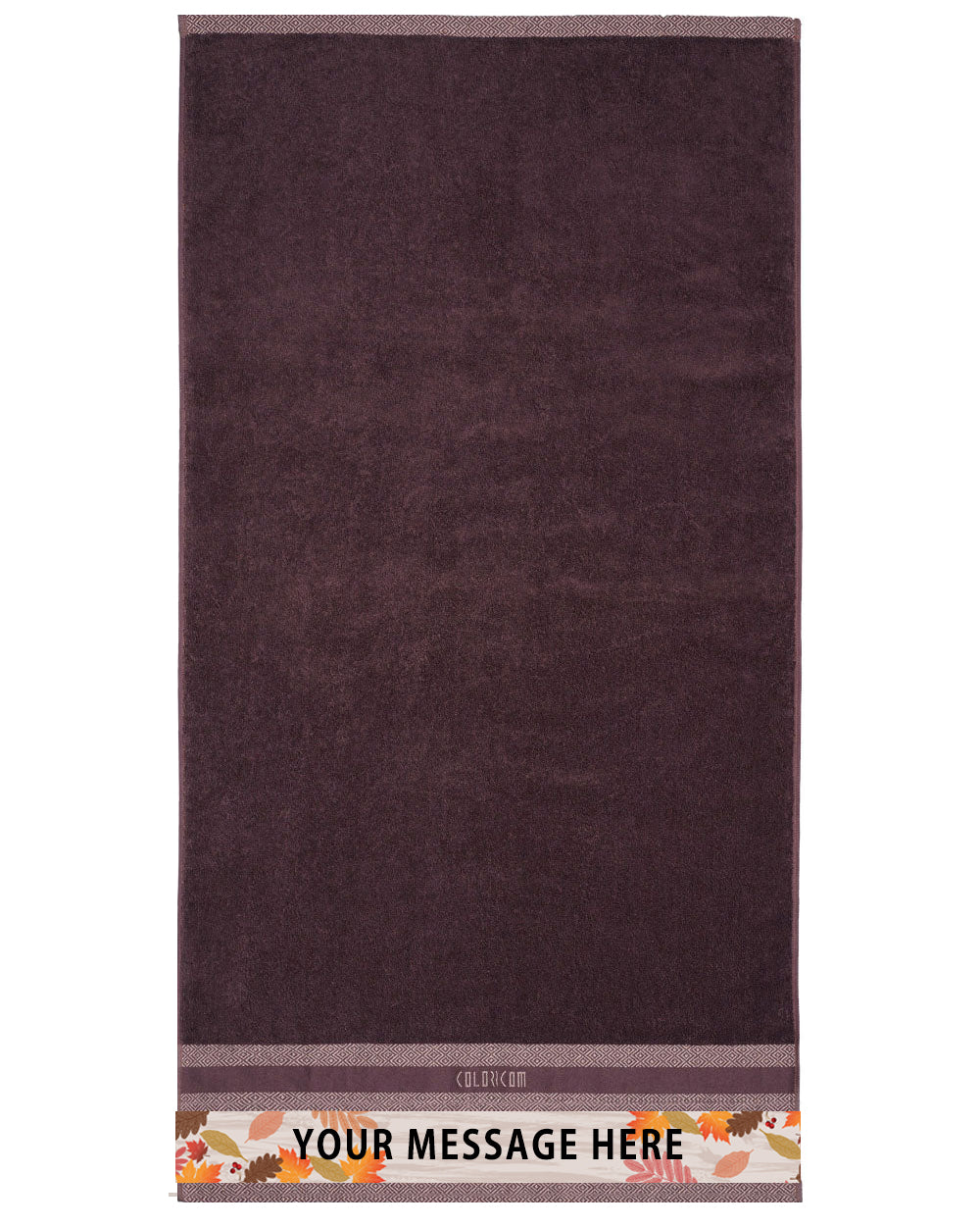Brown Bath Towel (SIZE 27"X 53")