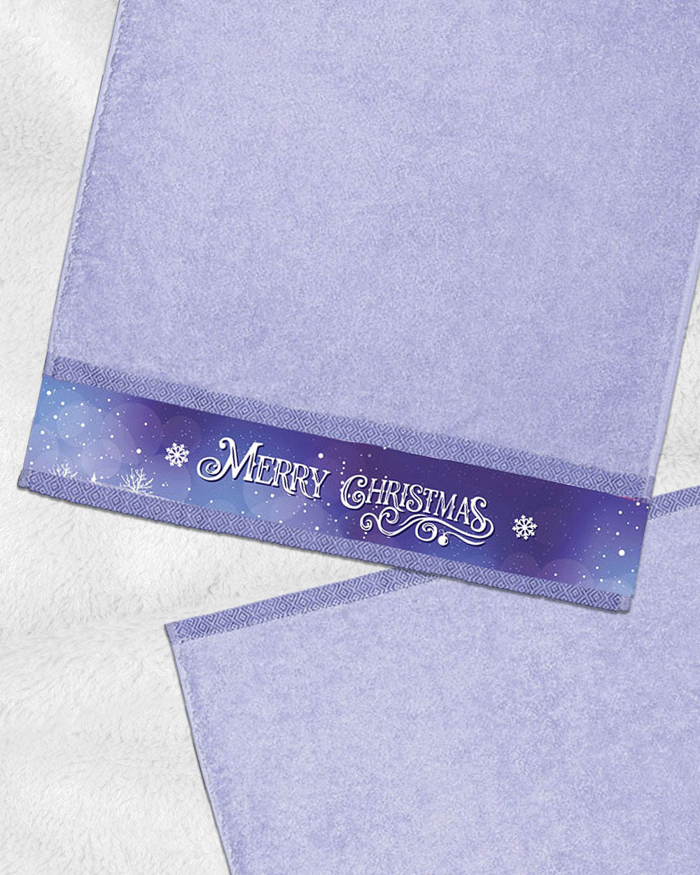 Purple Hand Towel (SIZE 16"X 32")