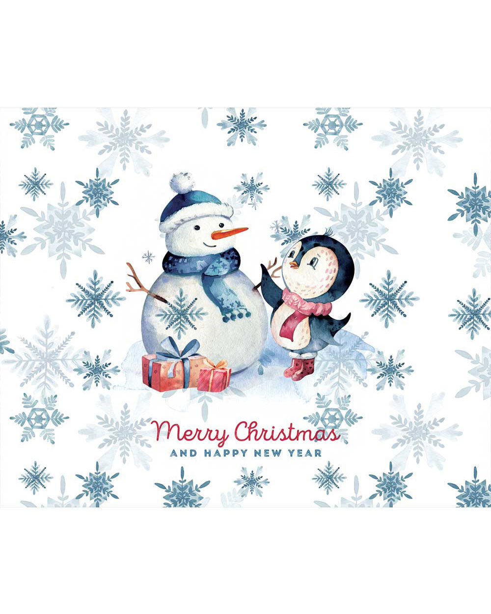 Snow Man & Penguin Sherpa