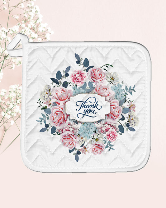 Thank you  Pot Holder  (SIZE 8"X 8")