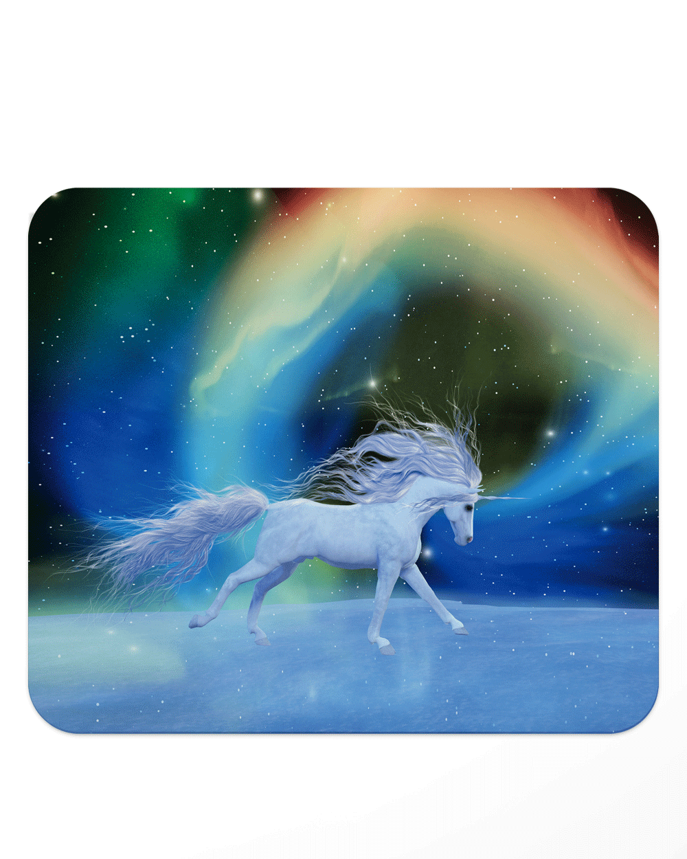 Horse Space Mouse Pad with Nonslip Base (SIZE 8"x9")