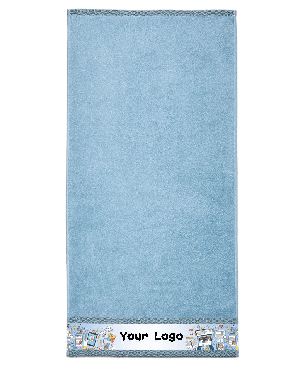 Kind of Educations Blue Hand Towel (SIZE 16"X 32")