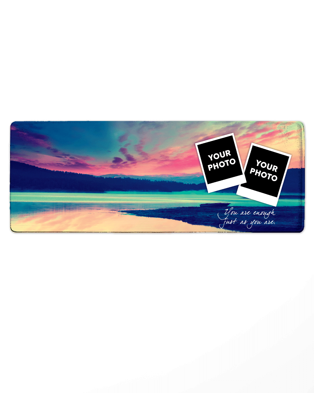 Sunset Mouse Pad with Nonslip Base (SIZE 12"X 31")