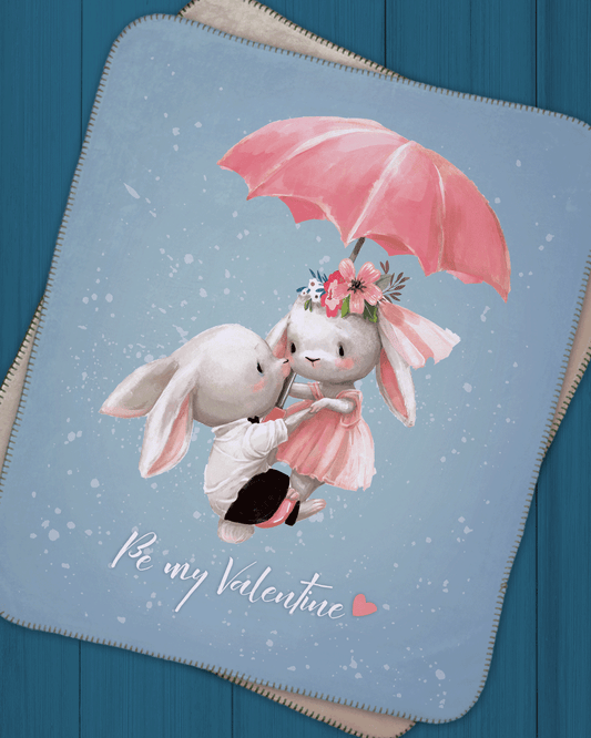 Be my Valentine Sherpa Blanket