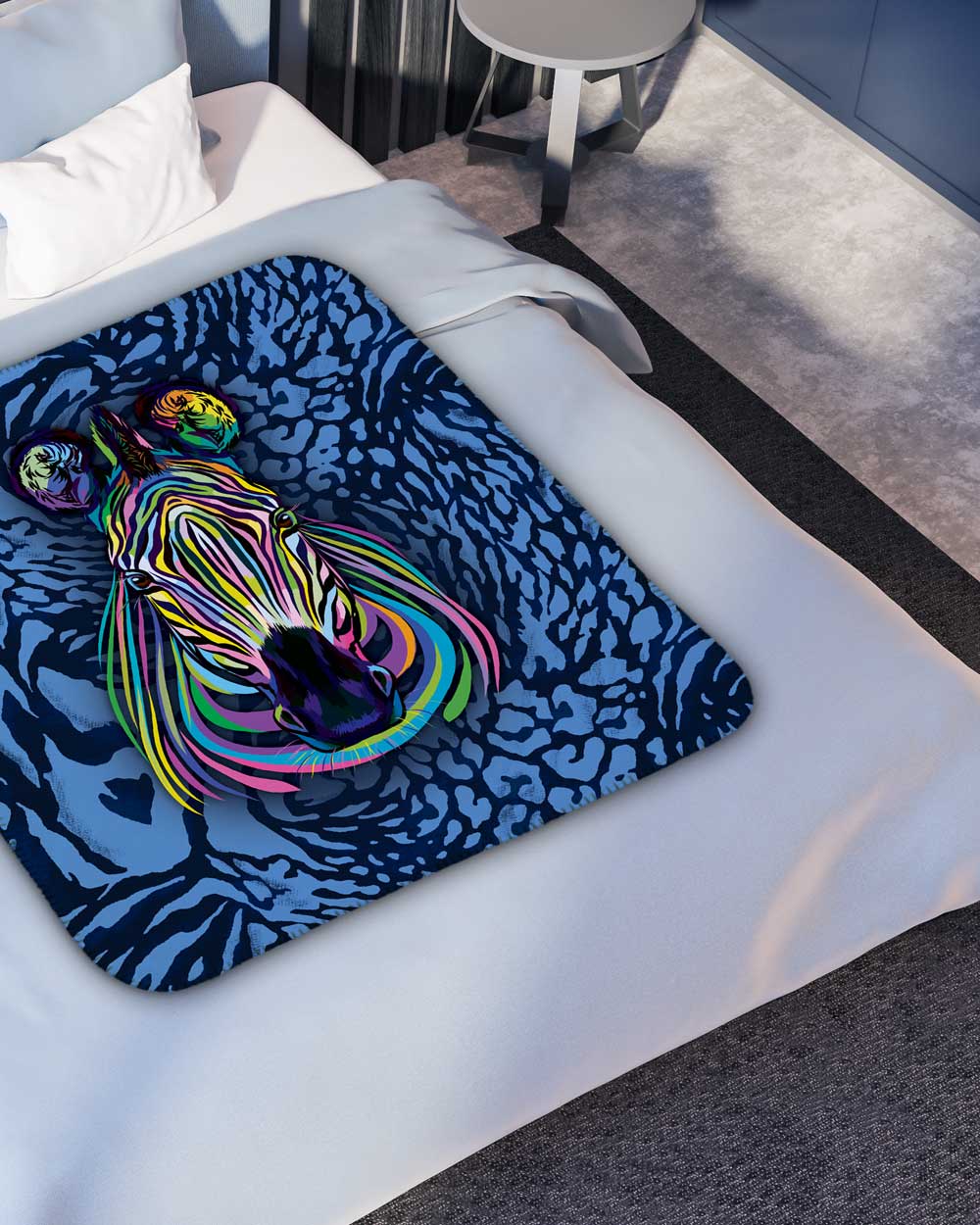 Zebra Sherpa Blanket