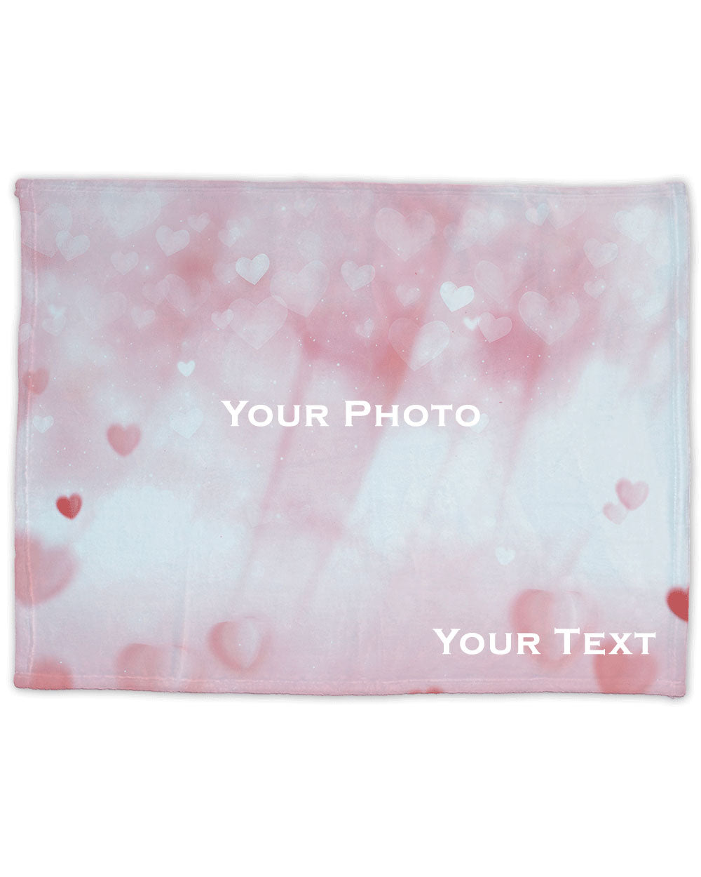 Pink Heart Patten Minky