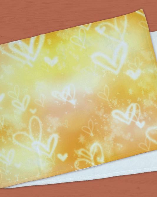 Yellow Heart Patten Minky