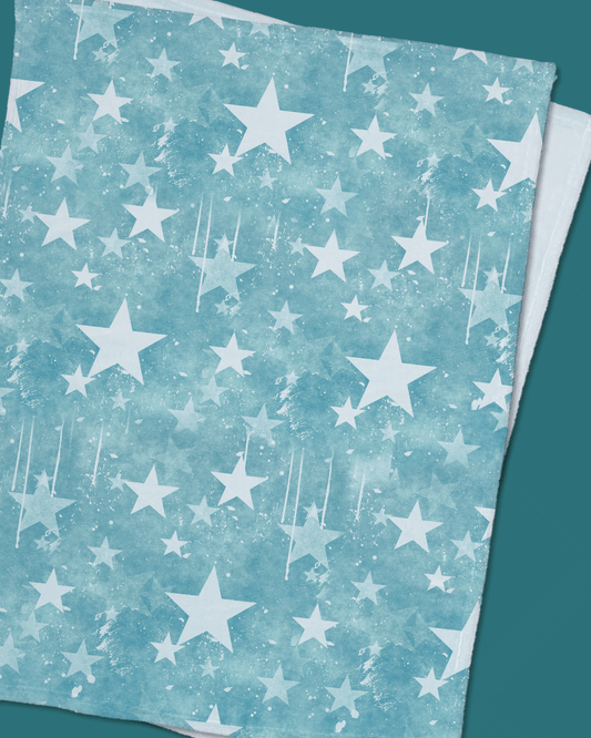 Blue Stars Minky