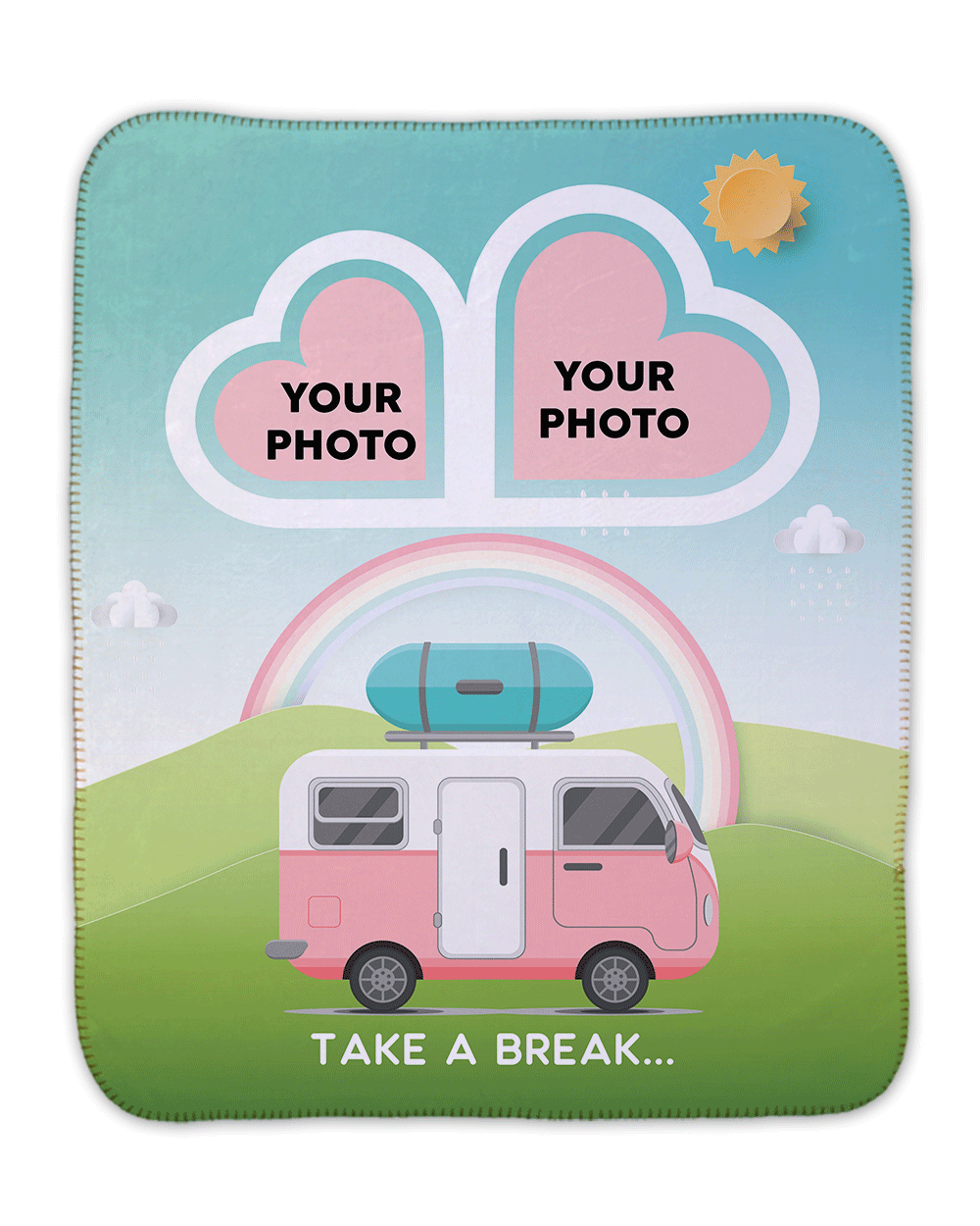 Take a Break Sherpa Blanket
