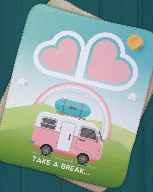 Take a Break Sherpa Blanket