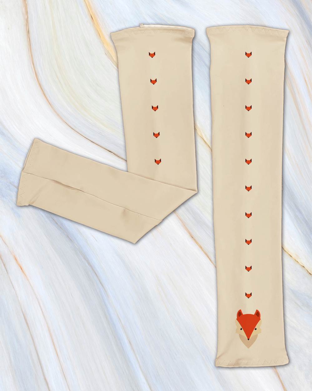 Cute Fox Arm Sleeves Hole (Size 18")