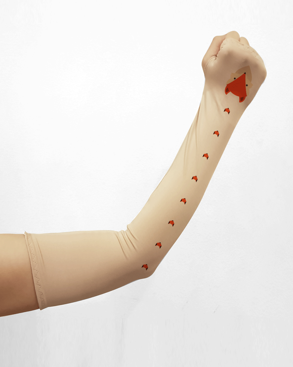 Cute Fox Arm Sleeves Hole (Size 18")