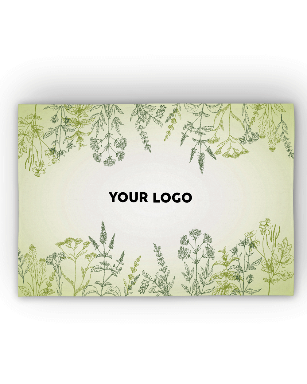 Green Leaves Golf Towel (SIZE 25"x 16")