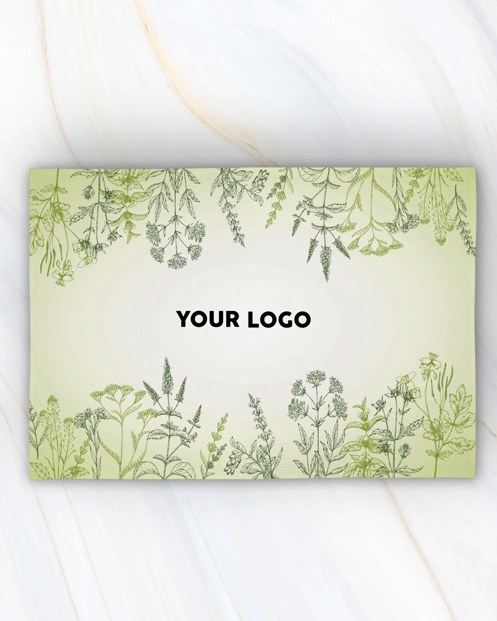 Green Leaves Golf Towel (SIZE 25"x 16")