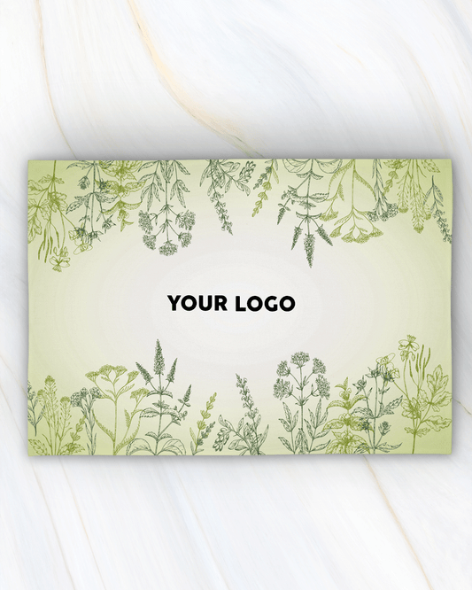 Green Leaves Golf Towel (SIZE 25"x 16")