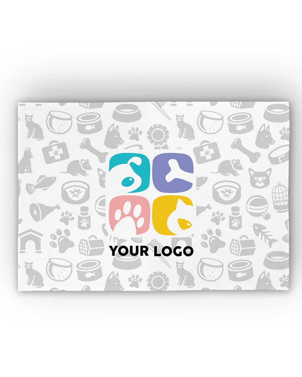 Animal Cube Rally Towel (SIZE 17"X 11")