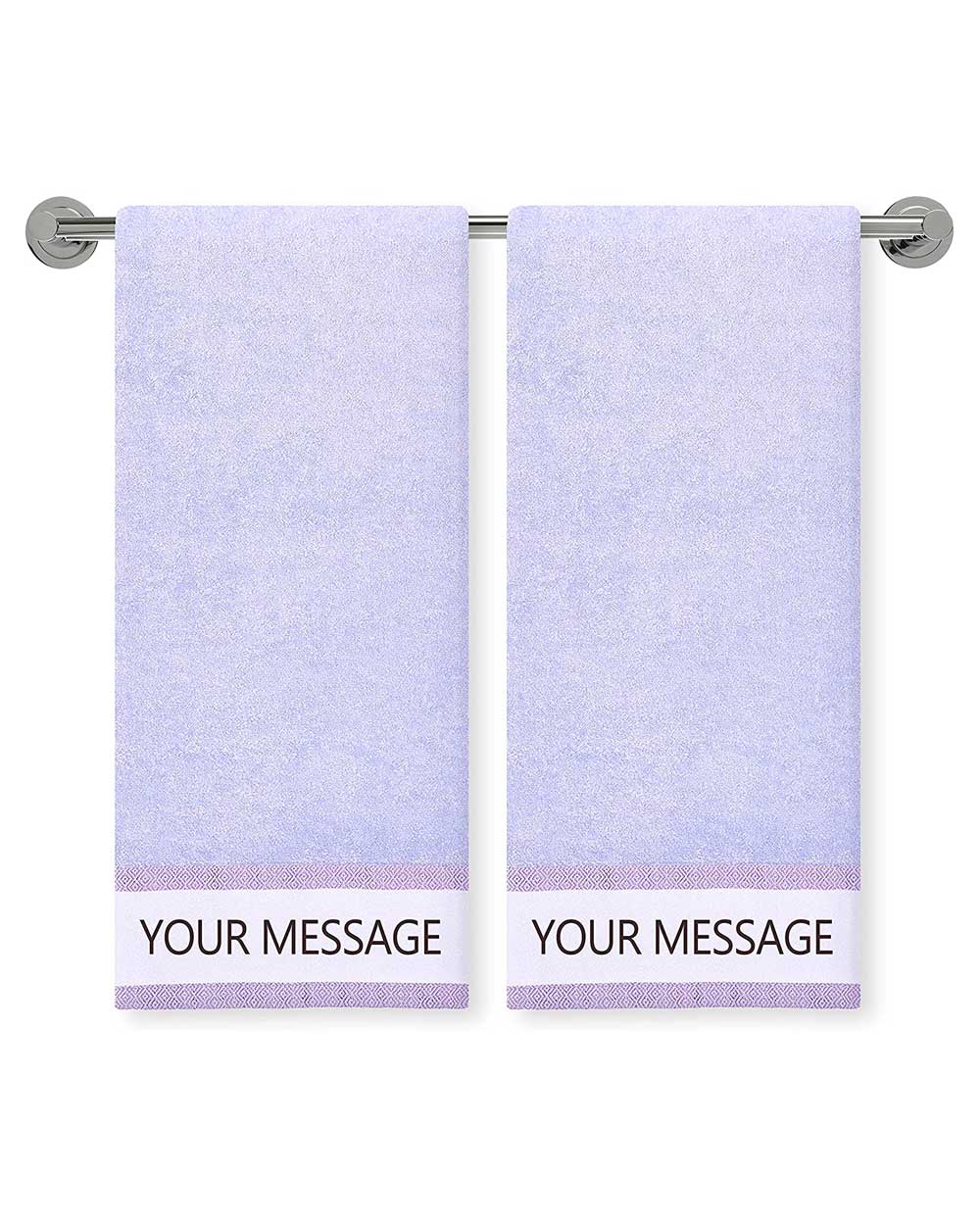 3D Grand Opening Purple Hand Towel (SIZE 16"X 32")