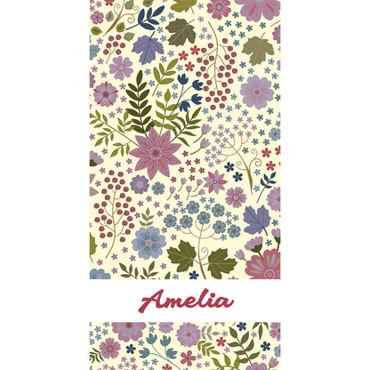 Flowers Custom Beach Towel