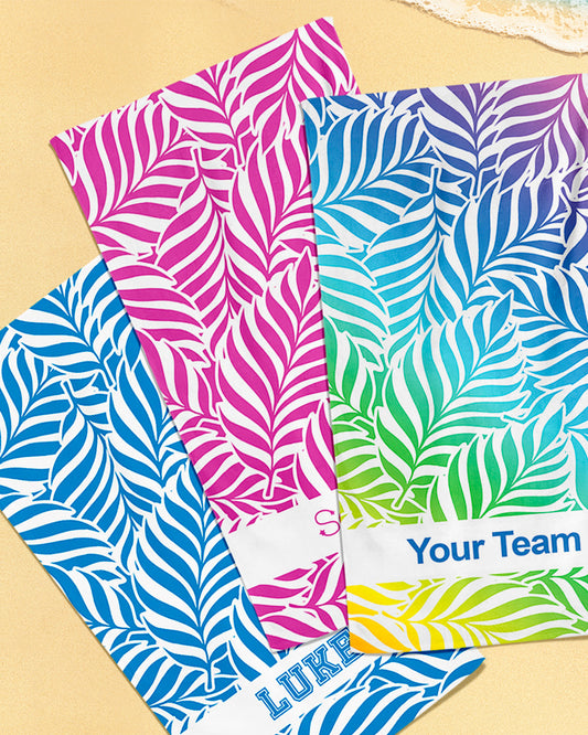 Leaves Custom Beach Towel