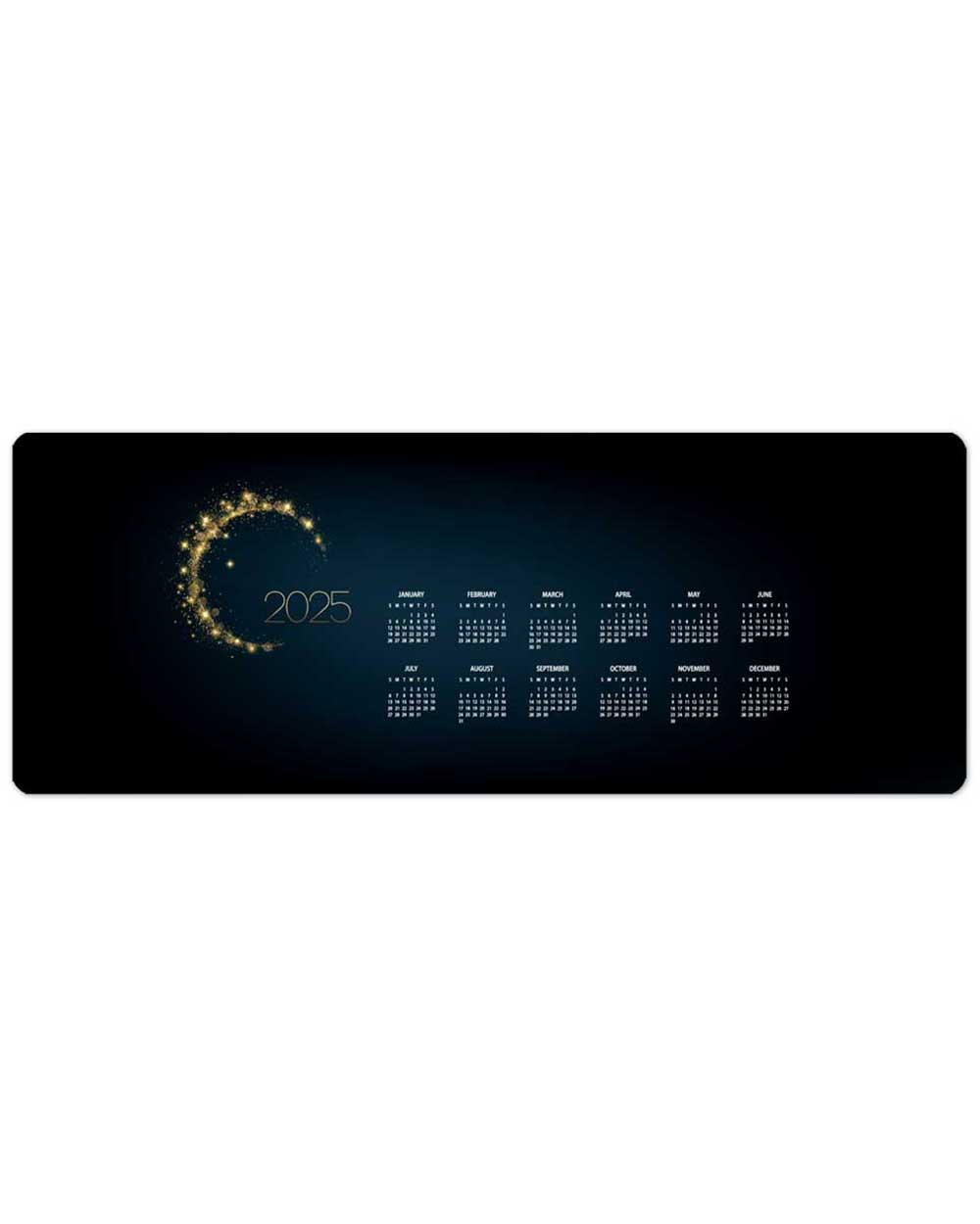 2025 Calenda Mouse Pad with Nonslip Base (SIZE 12"X 31")