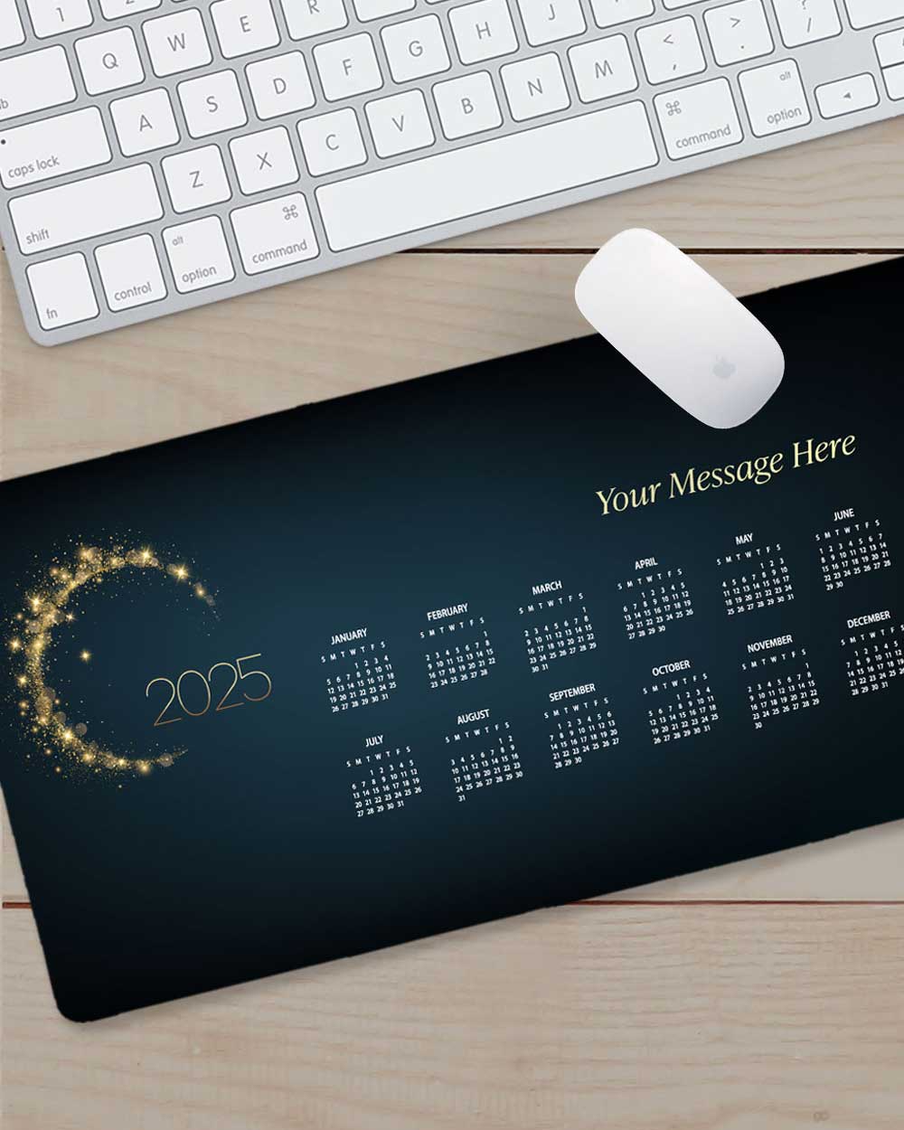 2025 Calenda Mouse Pad with Nonslip Base (SIZE 12"X 31")