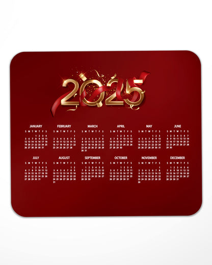 2025 year Mouse Pad with Nonslip Base (SIZE 8"x9")