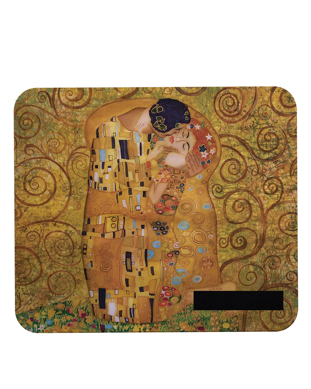 KLIMT’S KISS Mouse Pad with Nonslip Base (SIZE 8"x9")